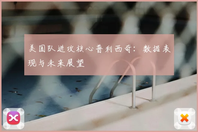 美国队进攻核心普利西奇:数据表现与未来展望